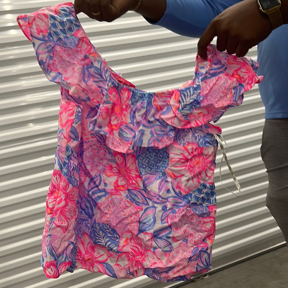 Lilly Pulitzer off the shoulder top